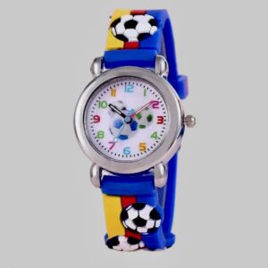 Bunte Fußball-Uhr